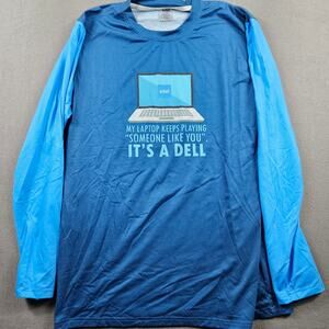 Intel Shirt Computer Laptop Someone Like You A Dell Size XL Long Sleeve